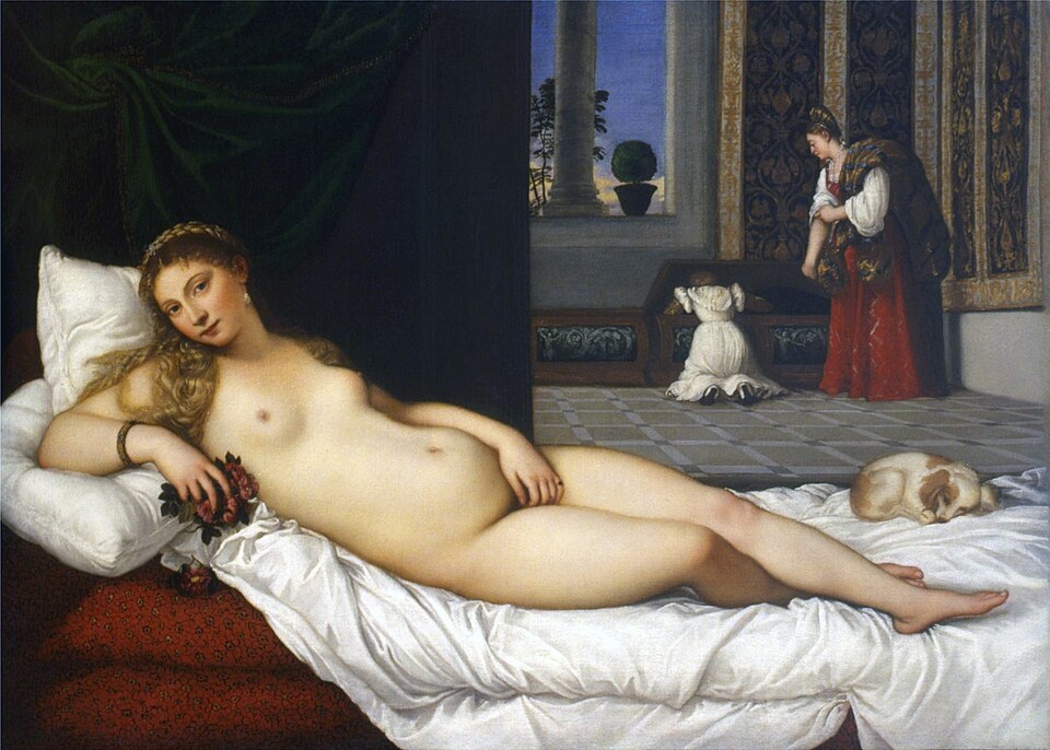 La Venus de Urbino, de Tiziano, 1538